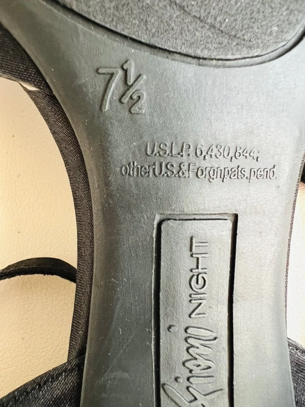 Black Embellished Formal Dressy Sandals